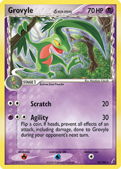 Grovyle - 19/100 - Rare available at 401 Games Canada