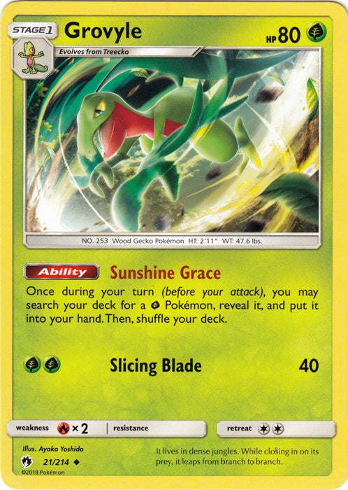 Grovyle - 21/214 available at 401 Games Canada