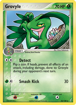 Grovyle - 32/100 - Uncommon available at 401 Games Canada