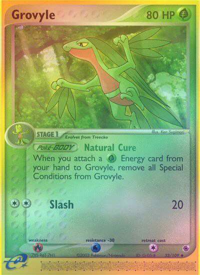 Grovyle - 32/109 - Uncommon - Reverse Holo available at 401 Games Canada