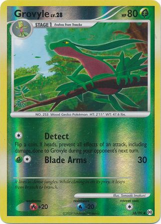 Grovyle - 38/99 - Uncommon - Reverse Holo available at 401 Games Canada