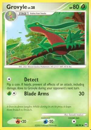 Grovyle - 38/99 - Uncommon available at 401 Games Canada