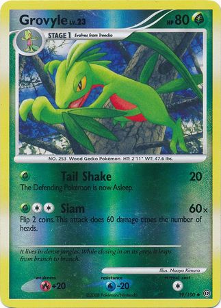 Grovyle - 39/100 - Uncommon - Reverse Holo available at 401 Games Canada