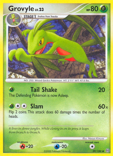 Grovyle - 39/100 - Uncommon available at 401 Games Canada