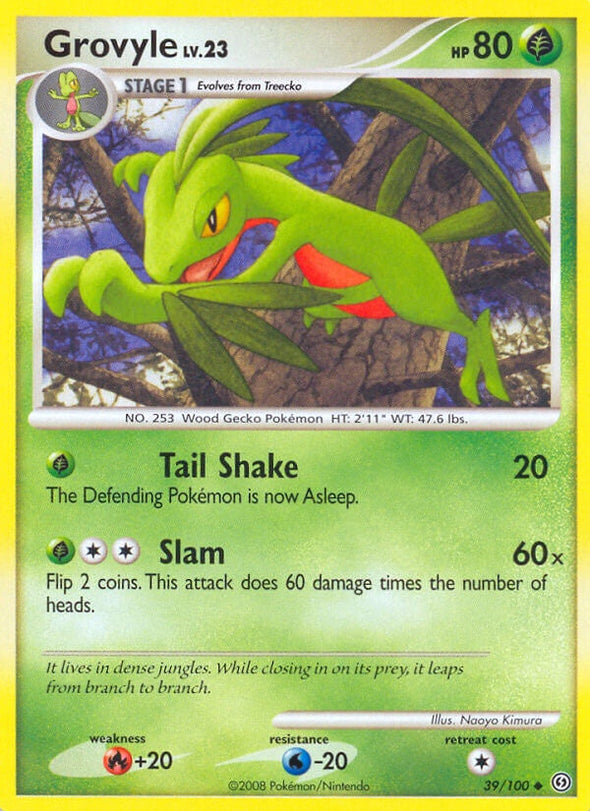 Grovyle - 39/100 - Uncommon available at 401 Games Canada