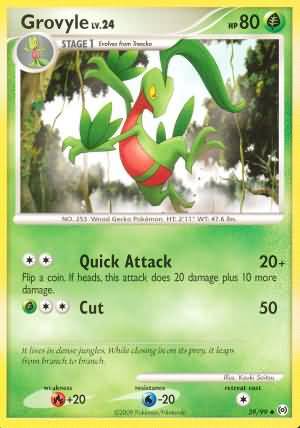 Grovyle - 39/99 - Uncommon available at 401 Games Canada