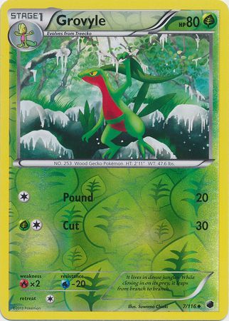 Grovyle - 7/116 - Uncommon - Reverse Holo available at 401 Games Canada