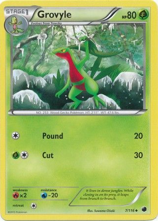 Grovyle - 7/116 - Uncommon available at 401 Games Canada