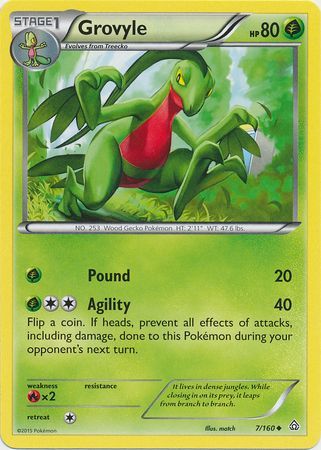 Grovyle - 7/160 - Uncommon available at 401 Games Canada