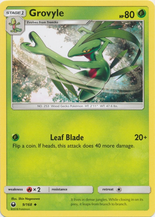 Grovyle - 9/168 - Uncommon available at 401 Games Canada