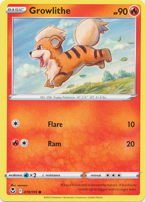 Growlithe - 019/195 - Common available at 401 Games Canada