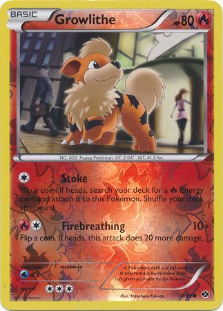 Growlithe - 10/99 - Common - Reverse Holo available at 401 Games Canada