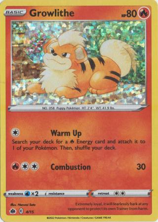 Growlithe - 4/15 - McDonald's Holo - Promo available at 401 Games Canada