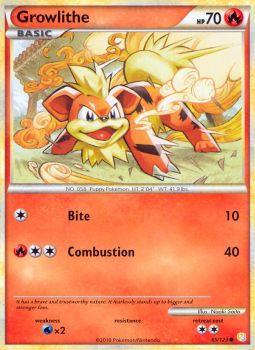 Growlithe - 65/123 - Common available at 401 Games Canada