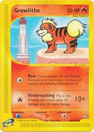 Growlithe - 80/147 - Common available at 401 Games Canada