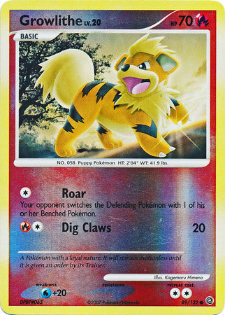 Growlithe - 89/132 - Common - Reverse Holo available at 401 Games Canada