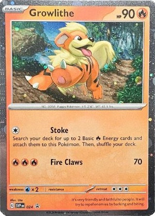 Growlithe - SVP024 - Holo Promo available at 401 Games Canada