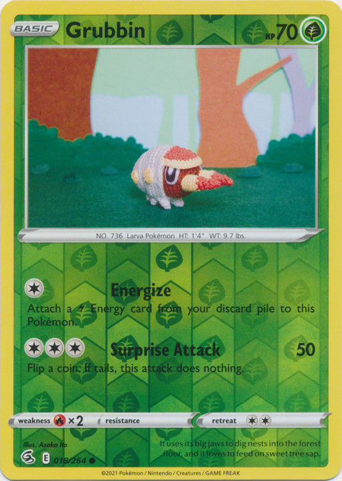 Grubbin - 018/264 - Common - Reverse Holo available at 401 Games Canada