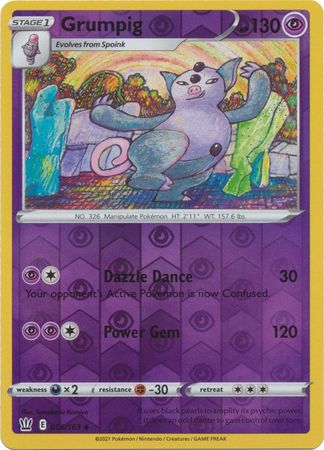 Grumpig - 056/163 - Uncommon - Reverse Holo available at 401 Games Canada