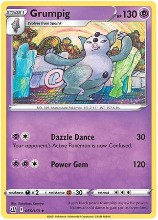 Grumpig - 056/163 - Uncommon available at 401 Games Canada