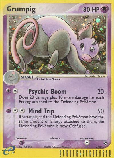 Grumpig - 6/97 - Holo Rare available at 401 Games Canada