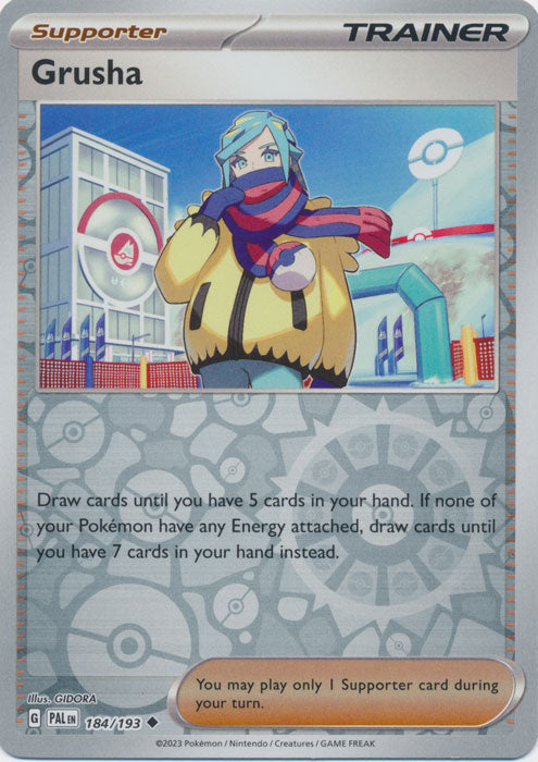 Grusha - 184/193 - Uncommon - Reverse Holo available at 401 Games Canada