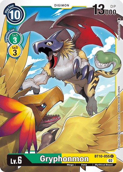 Gryphonmon - BT10-055 - Uncommon available at 401 Games Canada