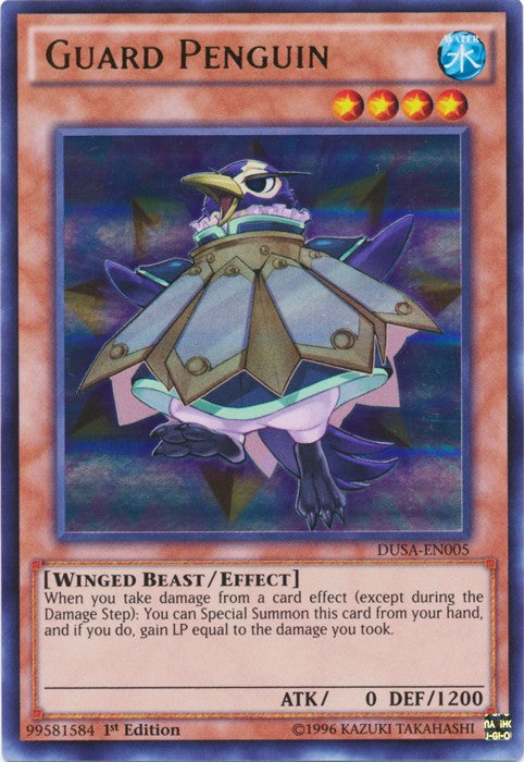 Guard Penguin - DUSA-EN005 - Ultra Rare - 1st Edition available at 401 Games Canada
