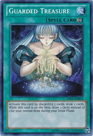 Guarded Treasure - DRLG-EN013 - Secret Rare - Unlimited available at 401 Games Canada