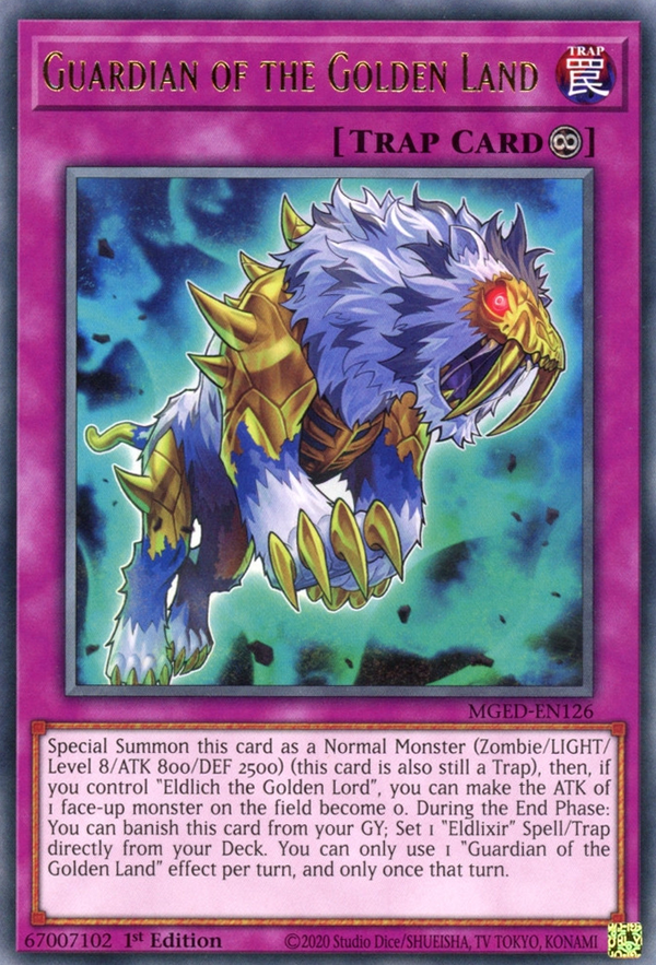 Guardian of the Golden Land - MGED-EN126 - Rare - 1st Edition available at 401 Games Canada