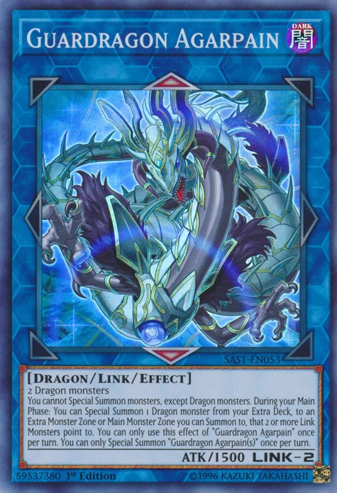 Guardragon Agarpain - SAST-EN053 - Super Rare - 1st Edition available at 401 Games Canada