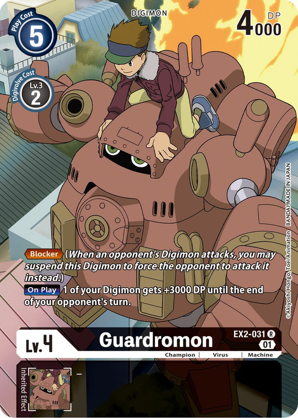 Guardromon (Alternate Art) - EX2-031 - Rare available at 401 Games Canada
