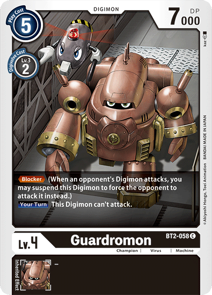 Guardromon - BT2-058 - Common available at 401 Games Canada