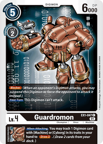 Guardromon - EX1-047 - Common available at 401 Games Canada