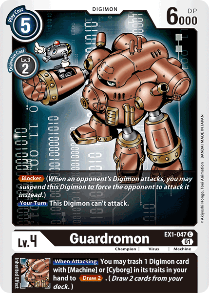 Guardromon - EX1-047 - Common available at 401 Games Canada