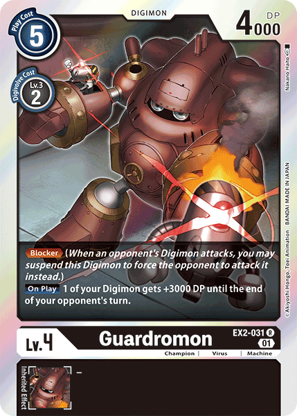 Guardromon - EX2-031 - Rare available at 401 Games Canada