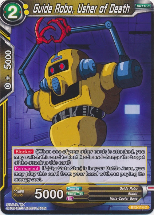 Guide Robo, Usher of Death - BT2-114 - Common available at 401 Games Canada