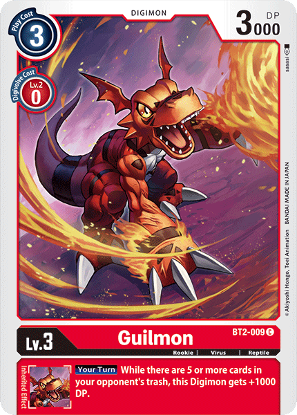 Guilmon - BT2-009 - Common available at 401 Games Canada