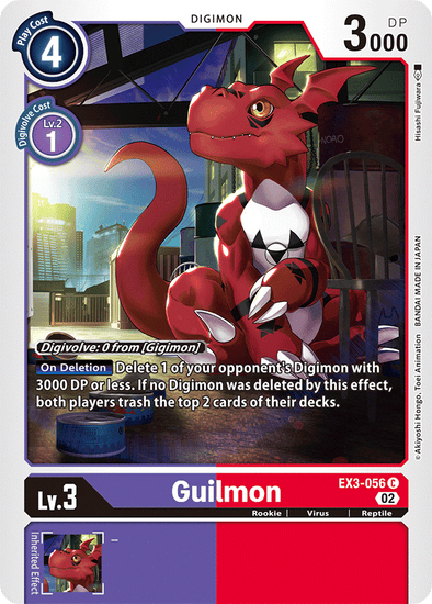 Guilmon - EX3-056 - Common available at 401 Games Canada