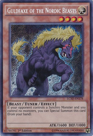 Guldfaxe of the Nordic Beasts - LC5D-EN178 - Secret Rare - 1st Edition available at 401 Games Canada