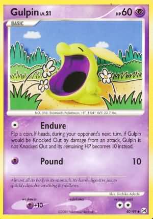 Gulpin - 40/99 - Uncommon available at 401 Games Canada