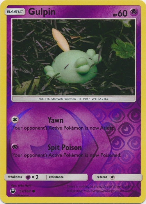 Gulpin - 57/168 - Common - Reverse Holo available at 401 Games Canada