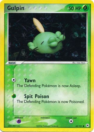 Gulpin - 62/101 - Common - Reverse Holo available at 401 Games Canada