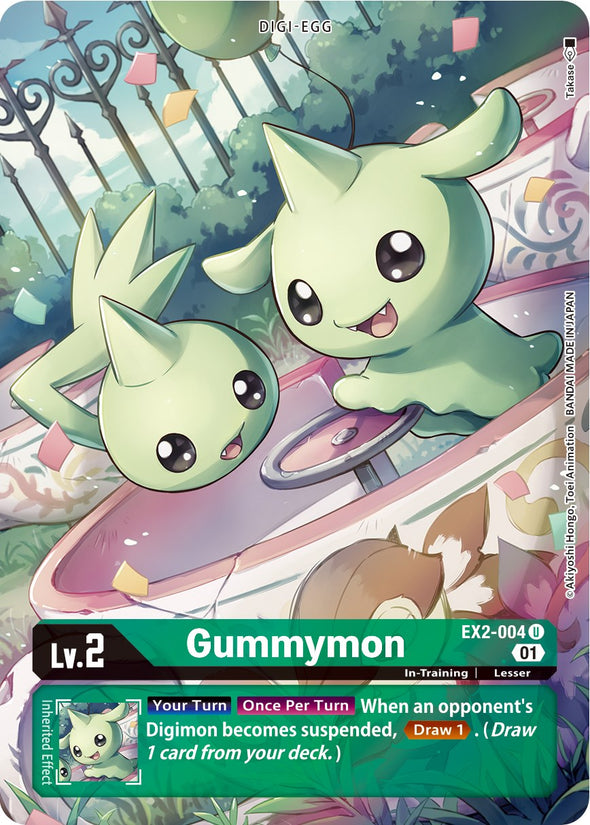 Gummymon (Alternate Art) - EX2-004 - Uncommon available at 401 Games Canada