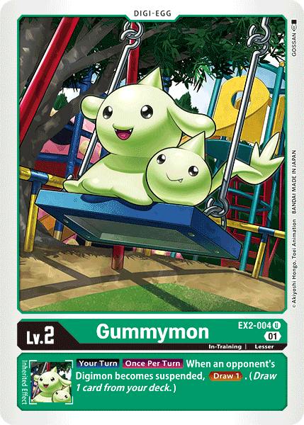 Gummymon - EX2-004 - Uncommon available at 401 Games Canada