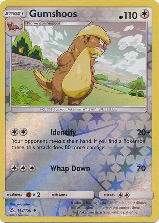 401 Games Canada - Gumshoos - 113/156 - Uncommon - Reverse Holo 401 Games Canada - Gumshoos - 113/156 - Uncommon - Reverse Holo