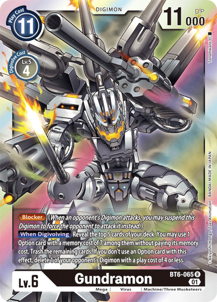 Gundramon - BT6-065 - Rare available at 401 Games Canada