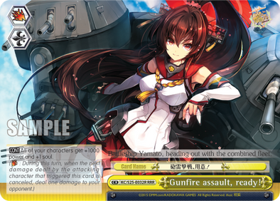 Gunfire assault, ready! - KC/S25-E032R - Triple Rare available at 401 Games Canada