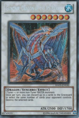 Gungnir, Dragon of the Ice Barrier - HA03-EN030 - Secret Rare - Unlimited available at 401 Games Canada