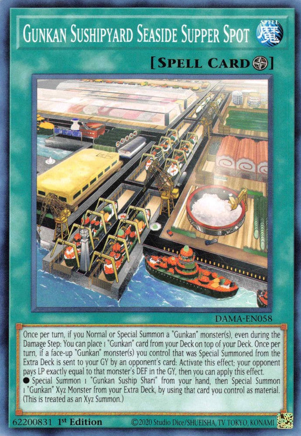 Gunkan Sushipyard Seaside Supper Spot - DAMA-EN058 - Common - 1st Edition available at 401 Games Canada